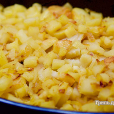 картошка с ананасами в духовке