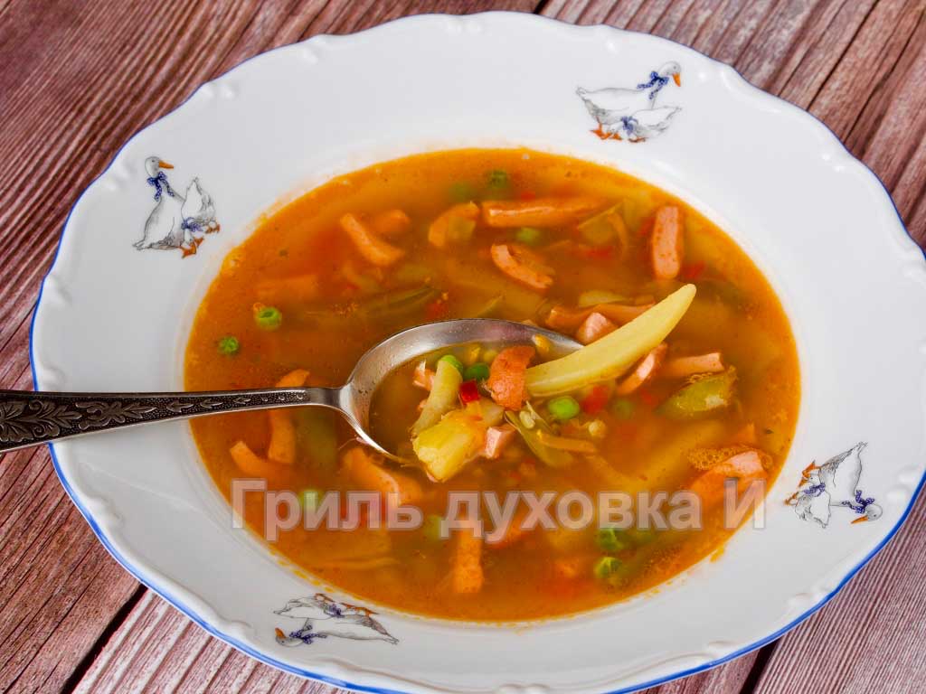 Супы На Воде Рецепты С Фото